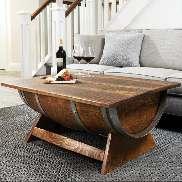DEMO ONLY Wine Barrel Coffee Table