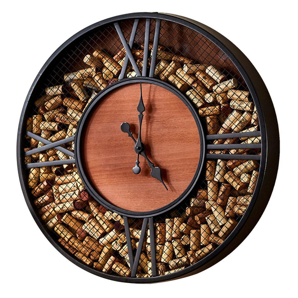 DEMO ONLY Wooden Clock Cork Storage