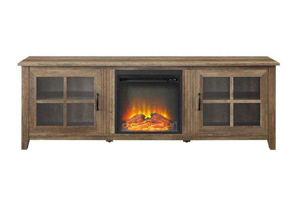 DEMO ONLY Country Style Classic Fireplace Media Console