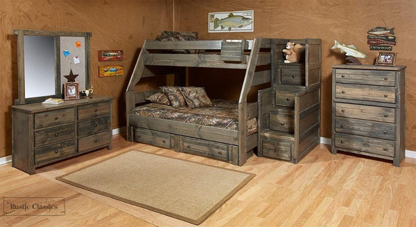 DEMO ONLY Twin Over Full Bunk Bed