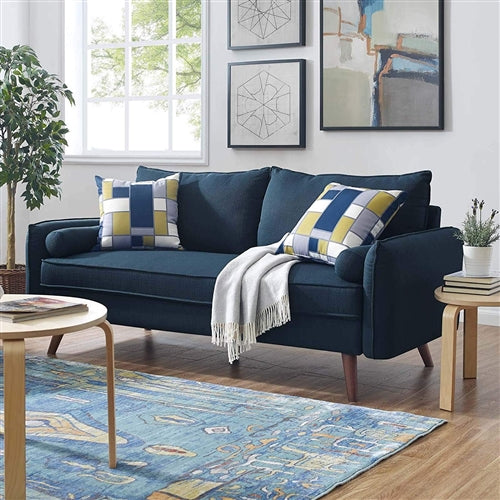 DEMO ONLY Modern Contemporary Upholstered Loveseat